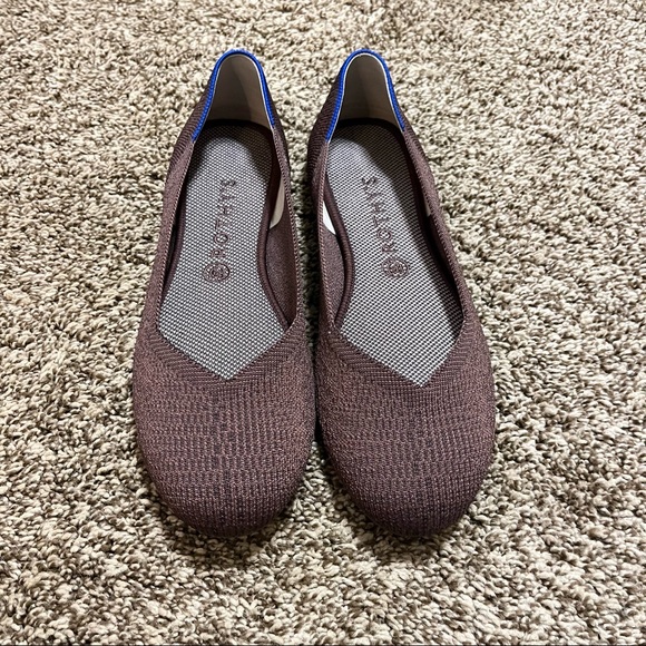 VGUC Size 11 Truffle Python Rothy’s Flat - Picture 3 of 7